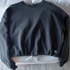 Vuori Restore Crewneck Sweatshirt- Washed Black